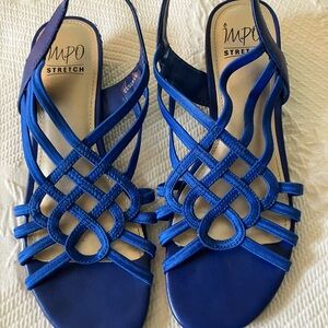 IMPO Women's Blue Strappy Sandals